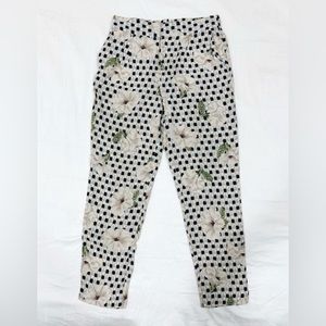 Zara floral trouser